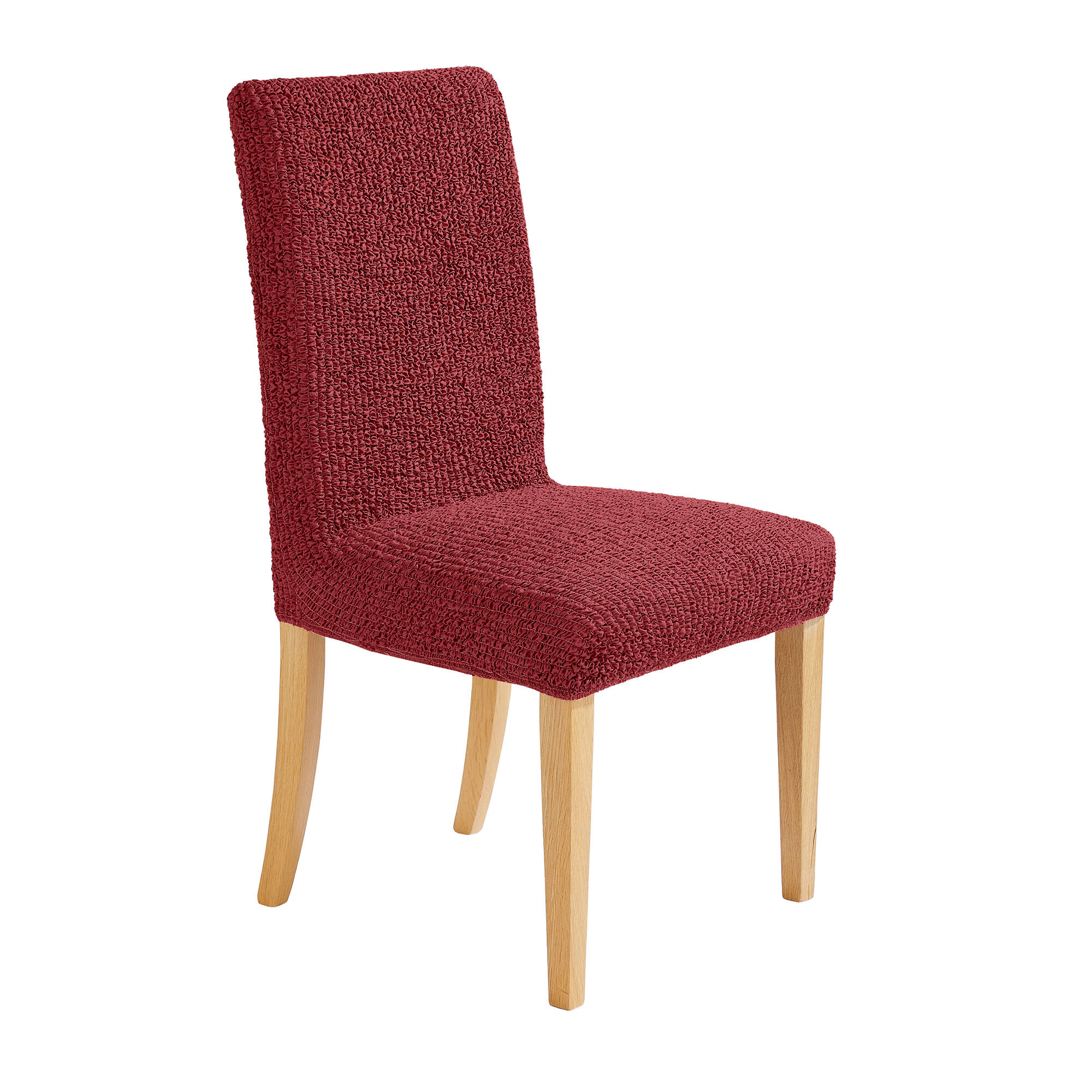 Housse microfibre bi-extensible gaufrée spéciale chaise  - Blancheporte