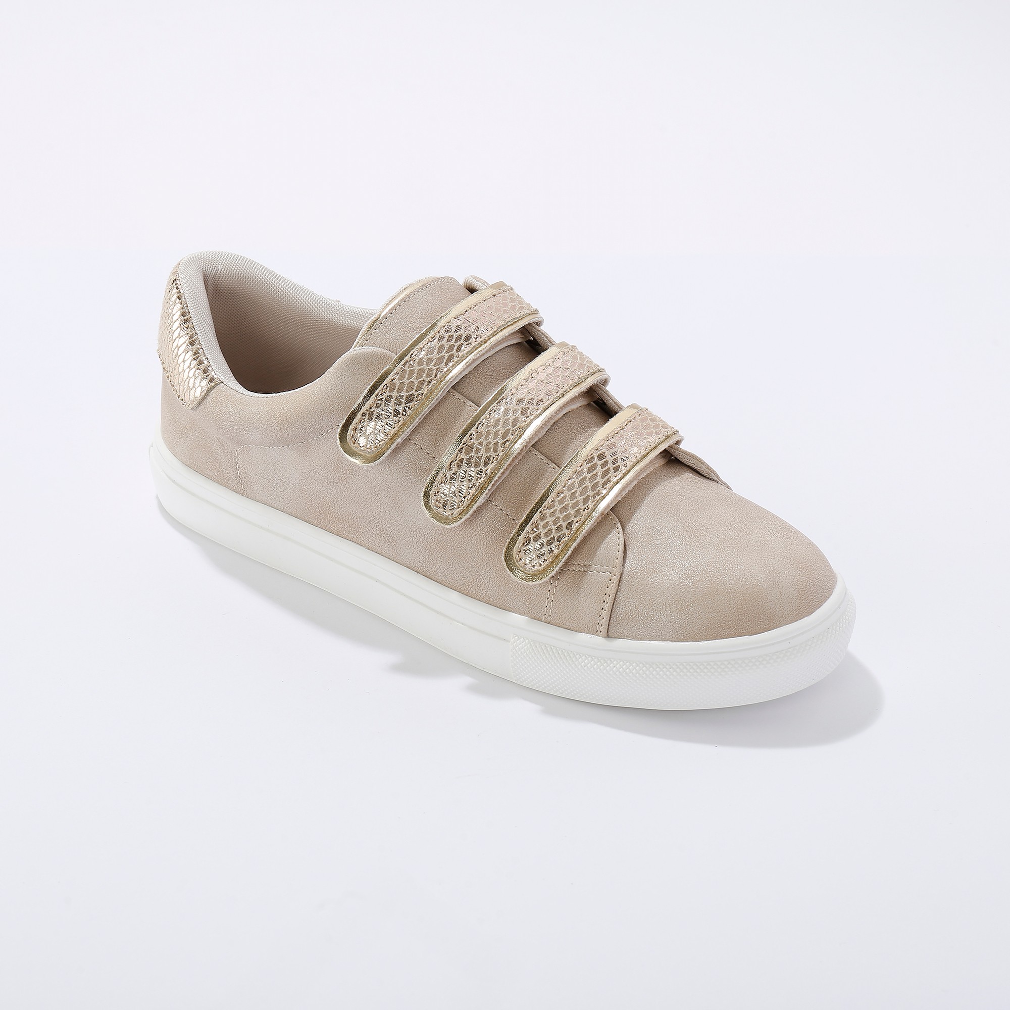 Tennis Scratchées Effet Croco Irisées - Blancheporte