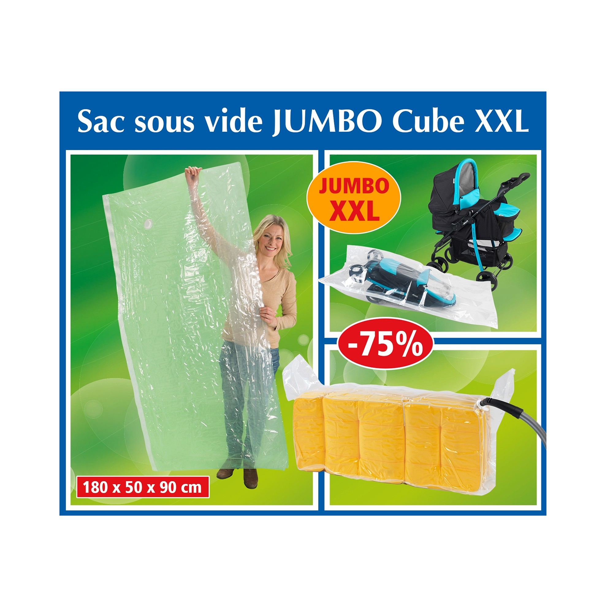 Sac sous vide jumbo hot sale xxl