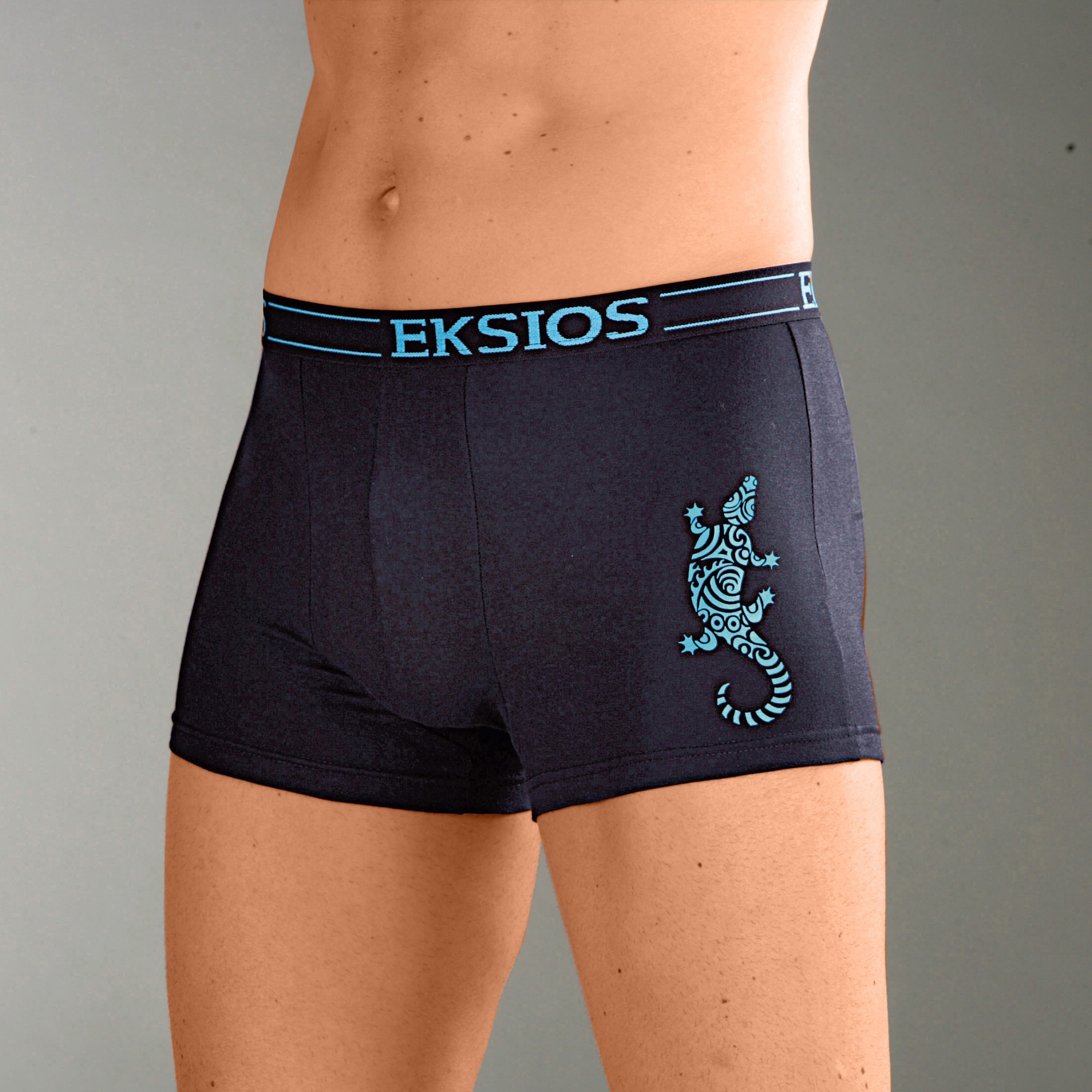 Boxer Fermé Élastiqué Motif salamandre - Lot De 4 - Blancheporte