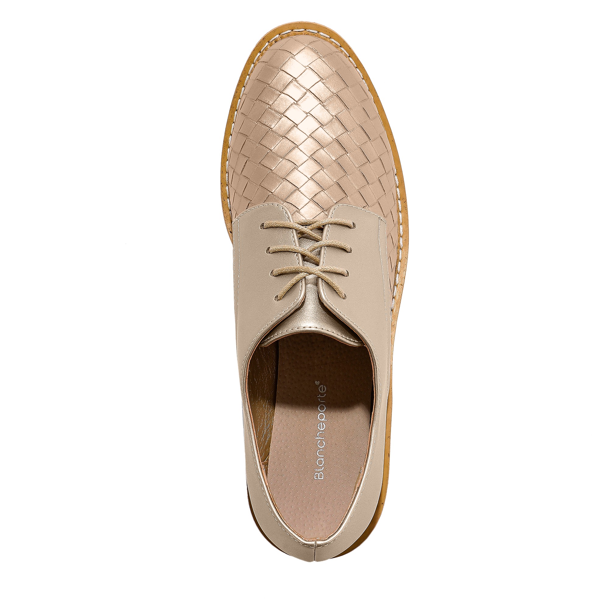 Derbies blanche porte hot sale
