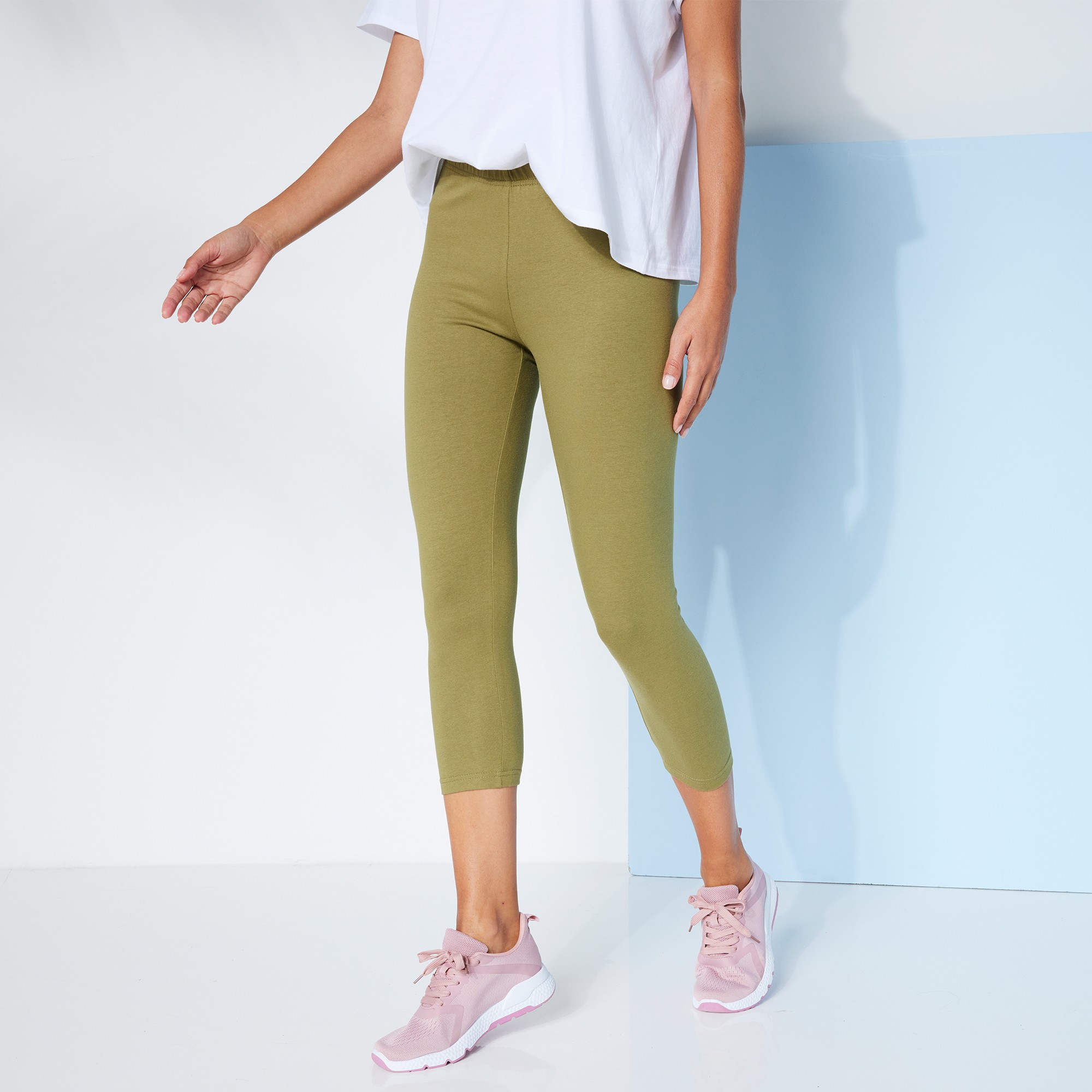 Legging 3/4 Uni, Lot De 2 - Blancheporte