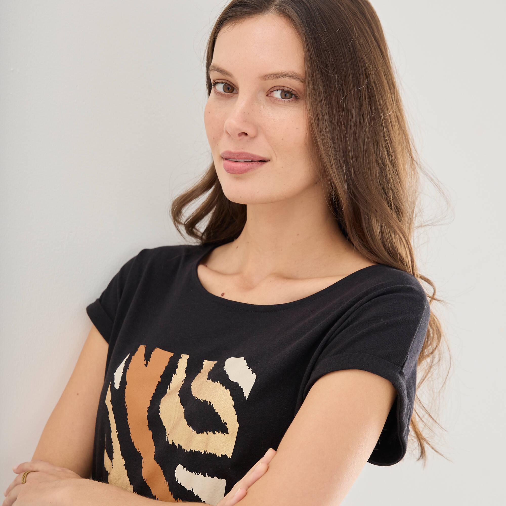 T-shirt manches courtes imprim - Blancheporte 16$
