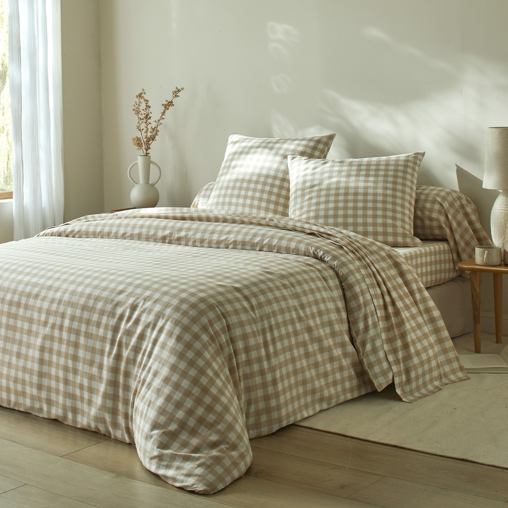 Linge De Lit Lou Imprimé Carreaux - En Coton - Blancheporte