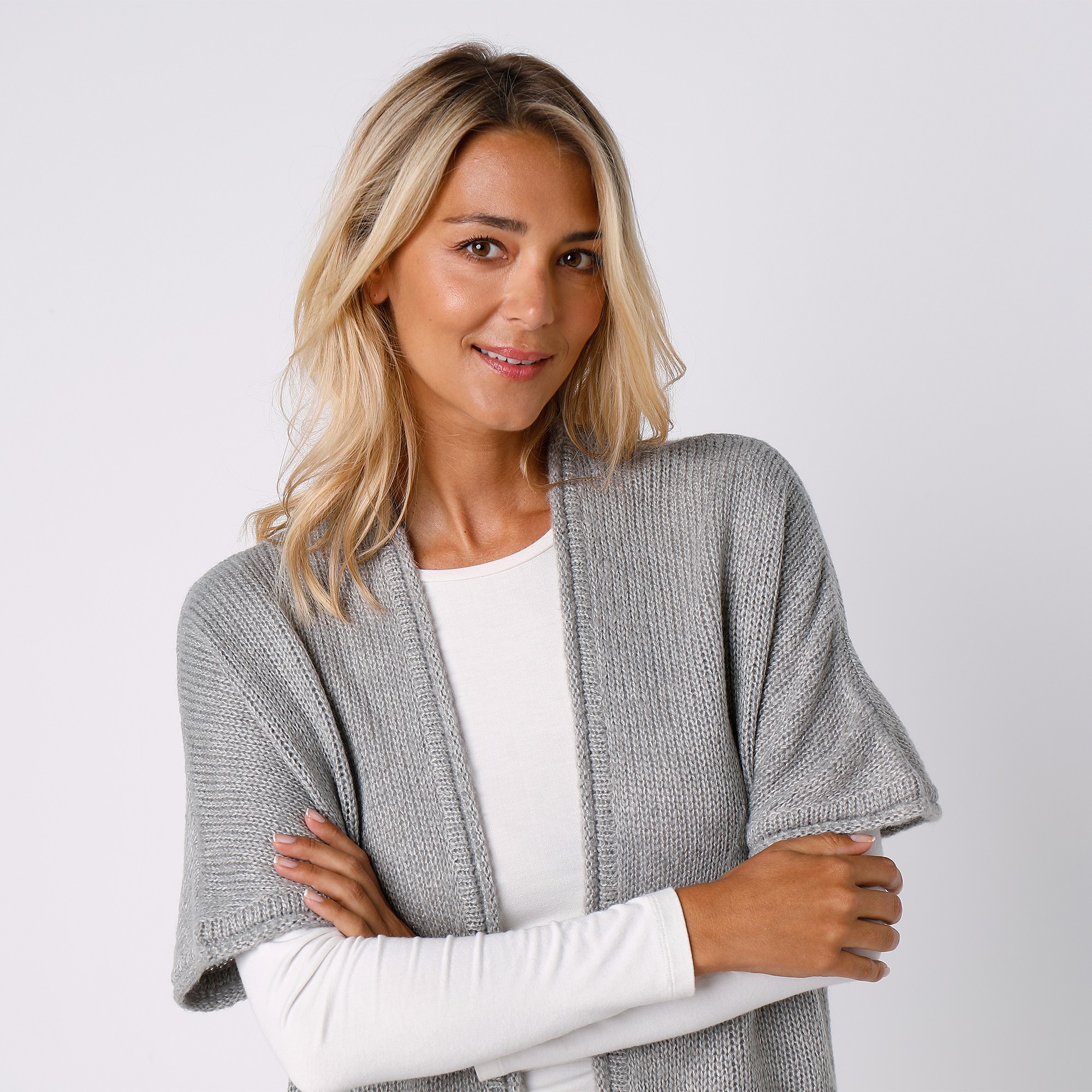 Gilet long 2025 manche courte femme