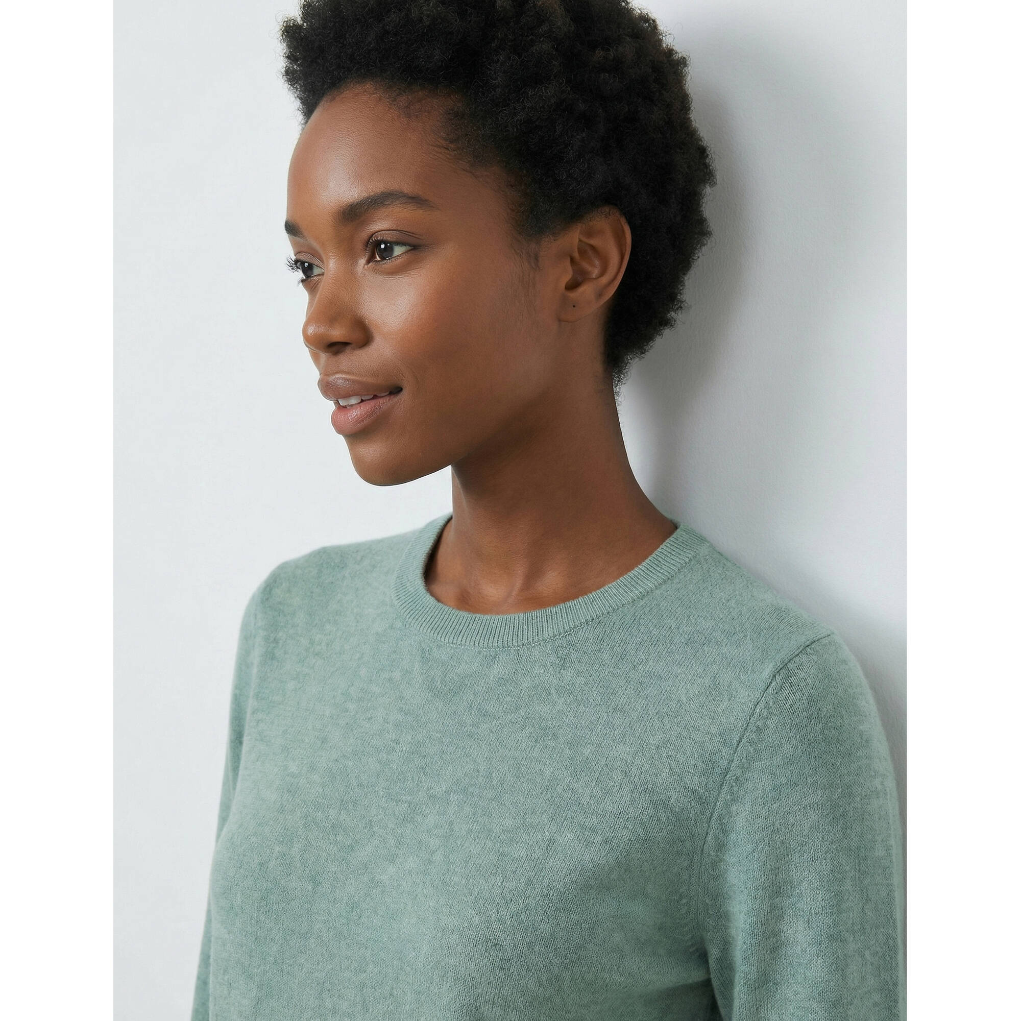 Pull col rond laine dagneau - Blancheporte 43$
