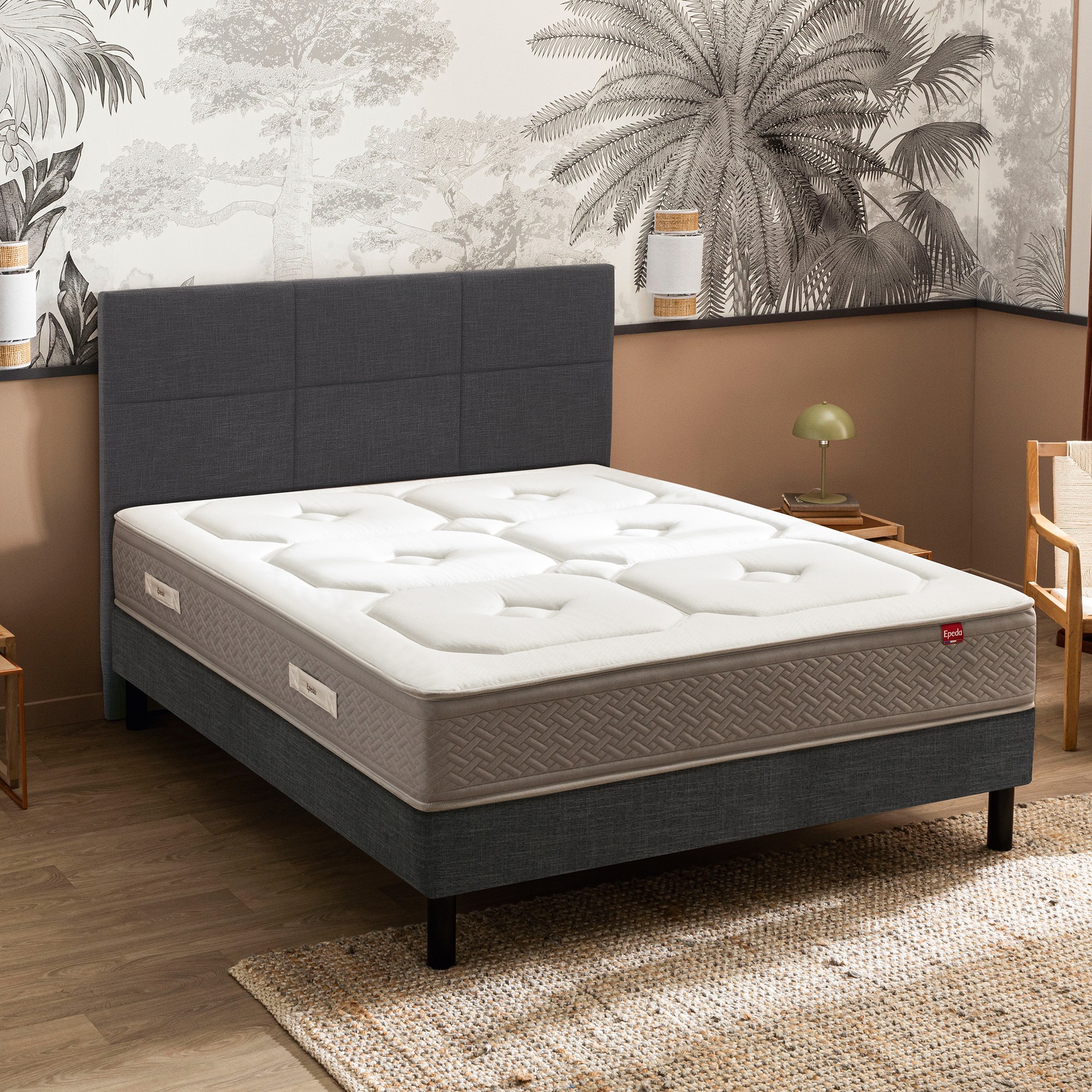 Matelas 700 ressorts ensachés Prestige Epéda 28 cm - Qualité hôtellerie - Matelas 2 Personnes : 180x