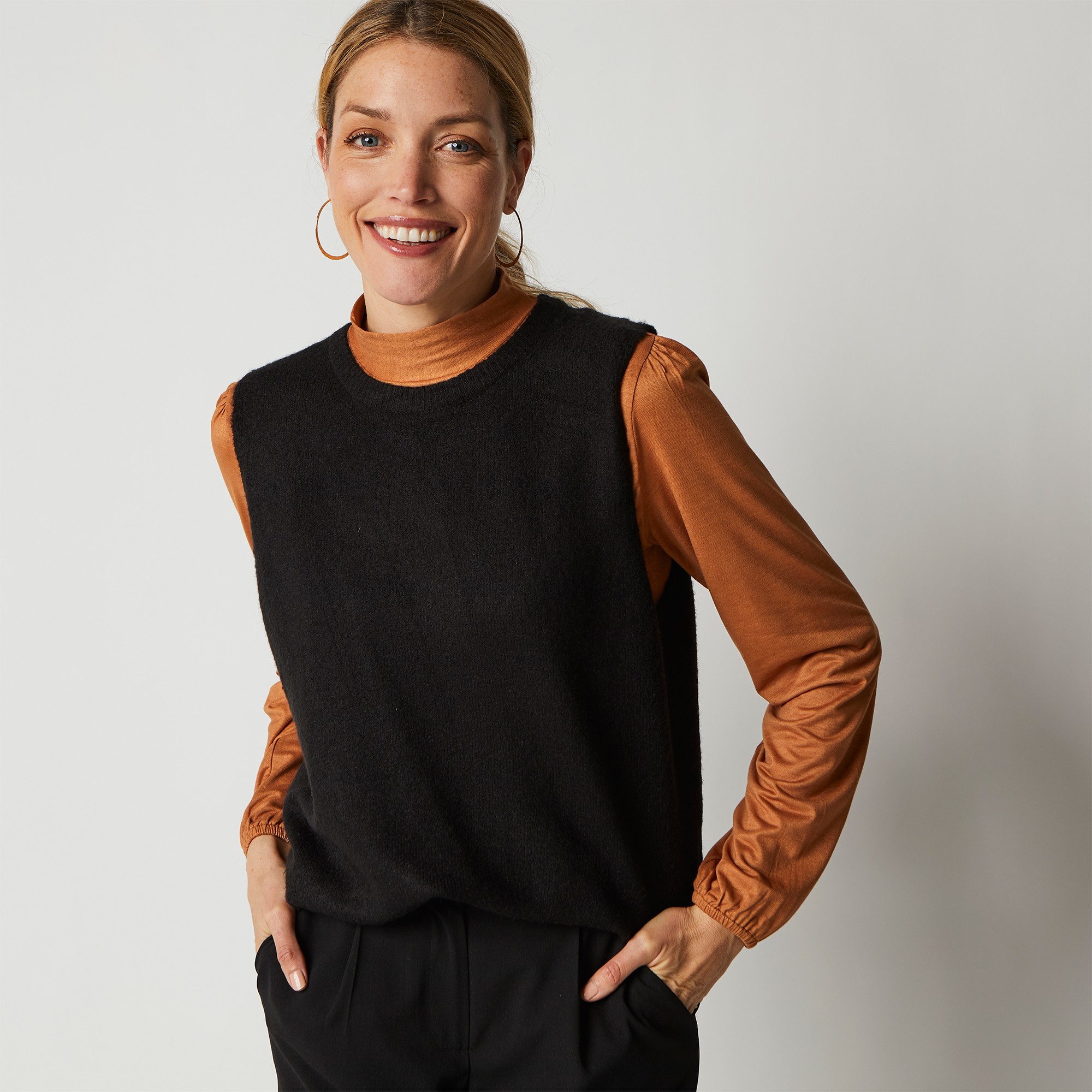 Pull sans 2025 manche col rond
