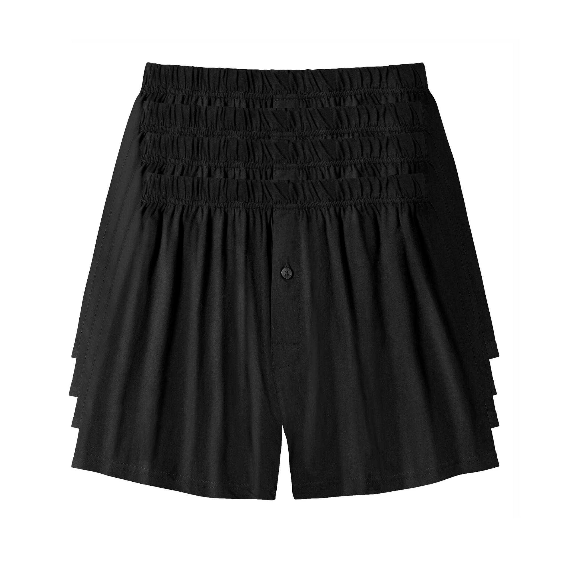 Caleçon flottant ouvert uni - lot de 4 - Blancheporte