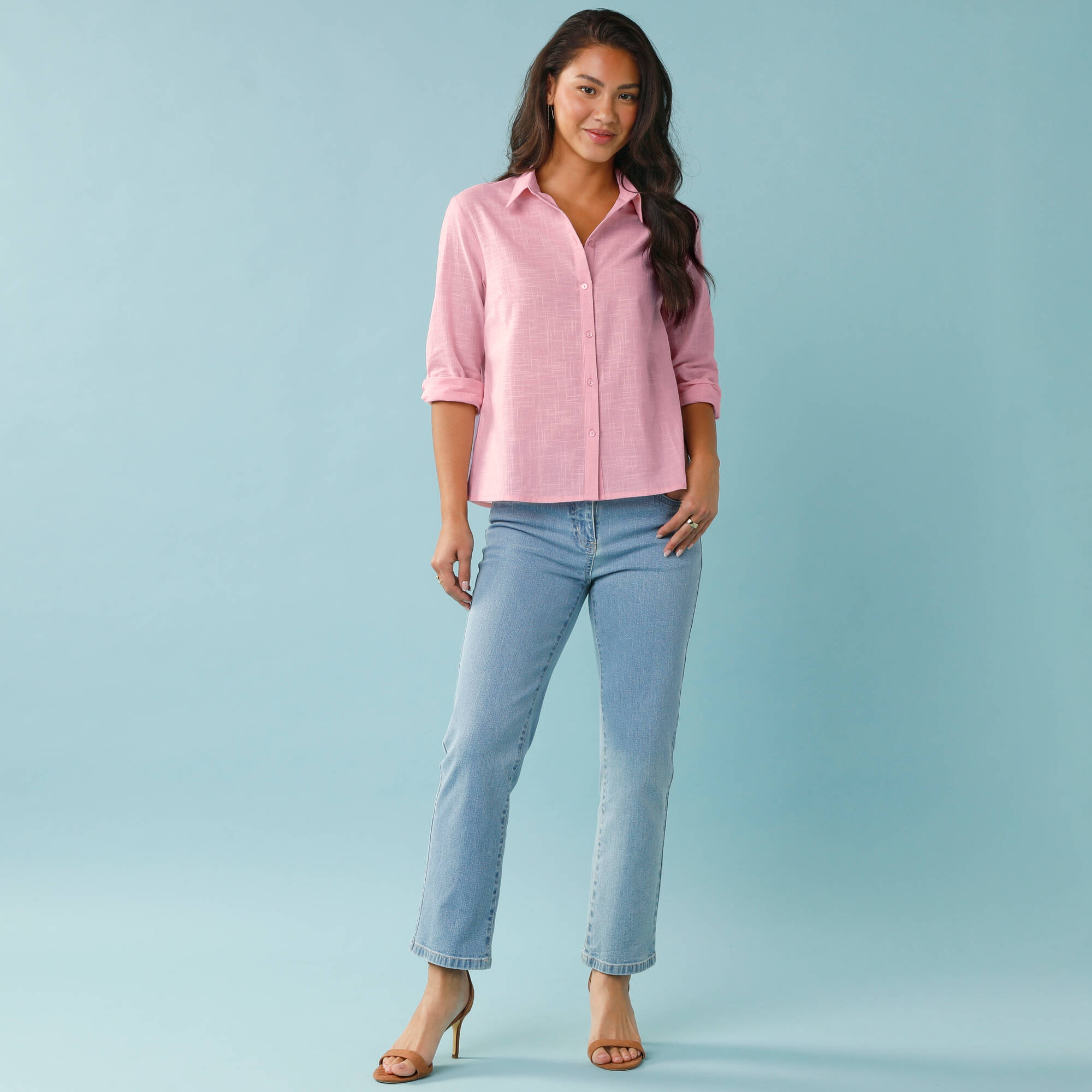 Chemise unie Spcial Petites - Blancheporte 26$