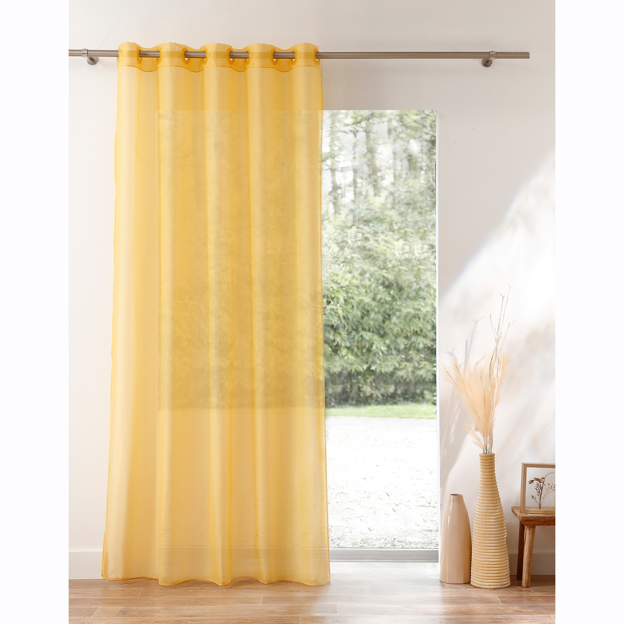 Panneau Voile Uni Finition Œillets - Blancheporte