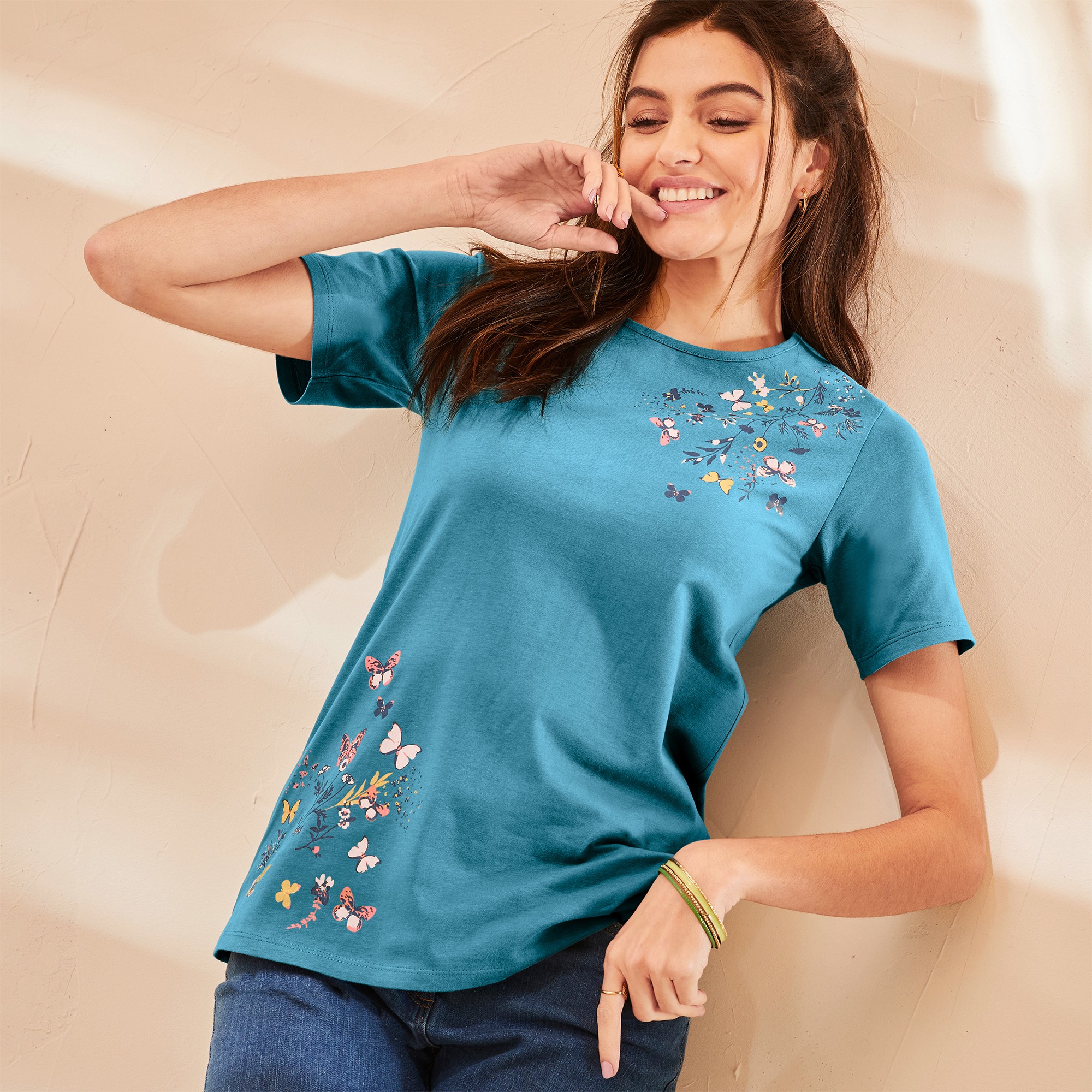 Peter Hahn Femme Vêtements Tops & T-shirts T-shirts Manches courtes Le T-shirt manches courtes blanc