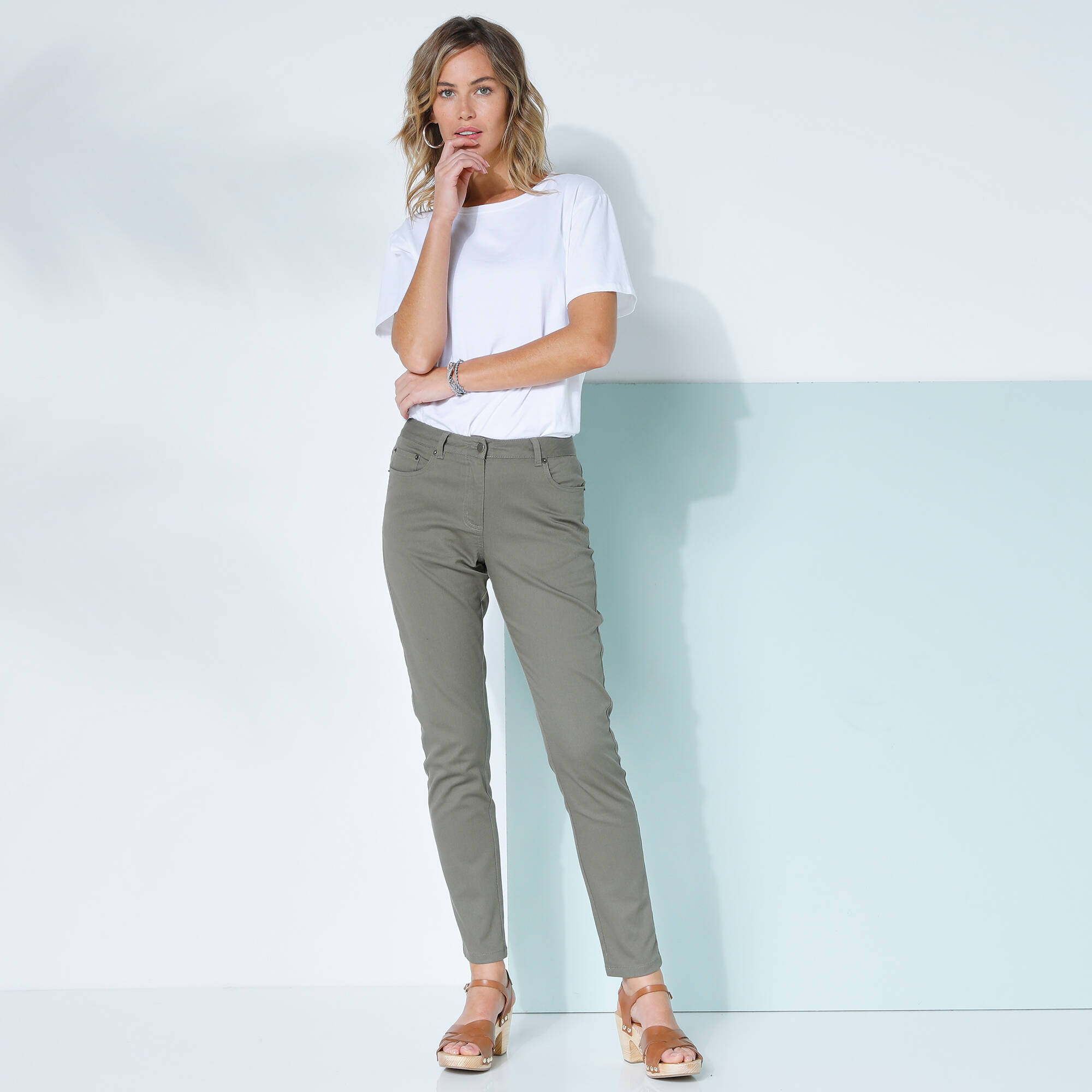 Pantalon fusel couleur - Blancheporte 26$