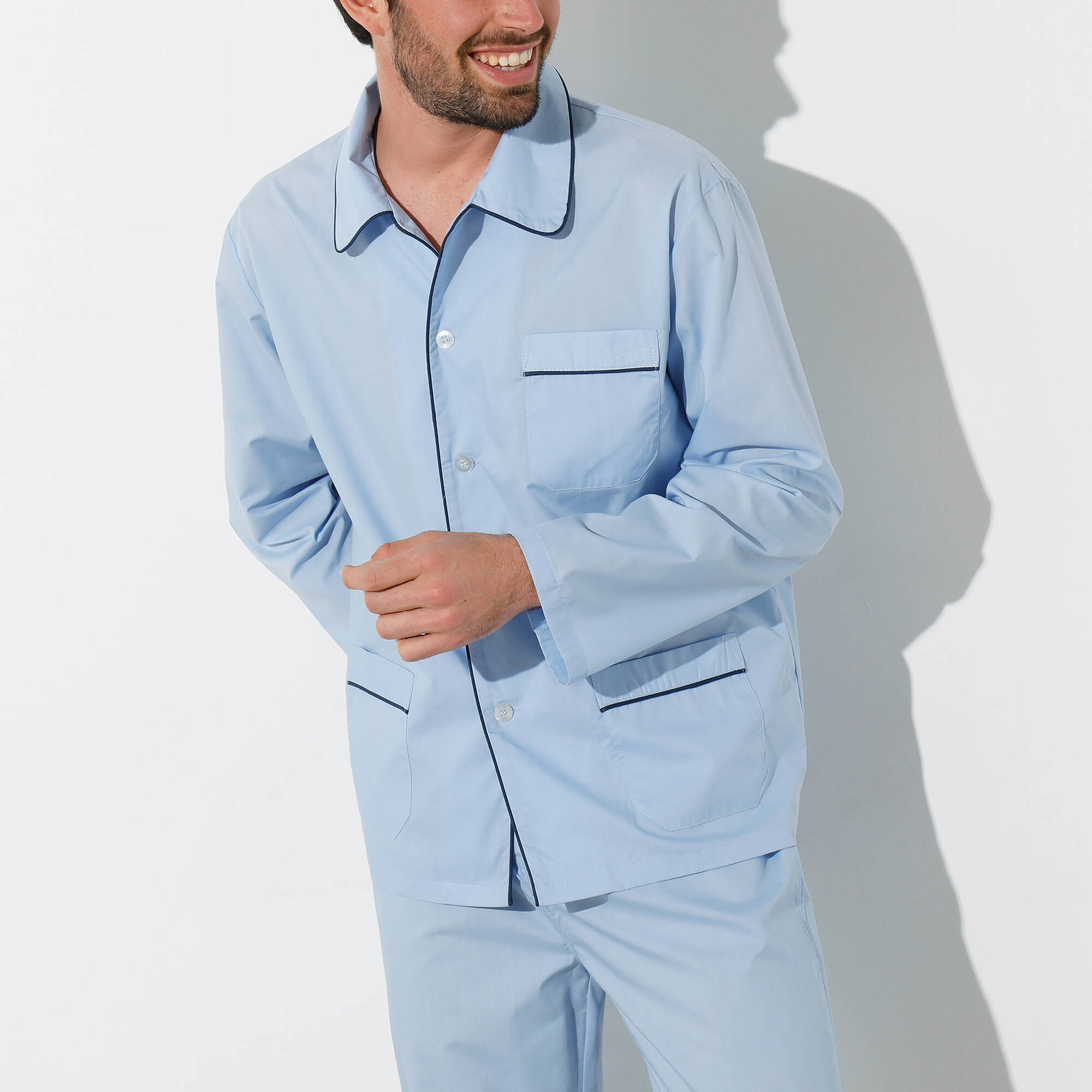 Pyjama uni popeline polyestercoton - Blancheporte 30$