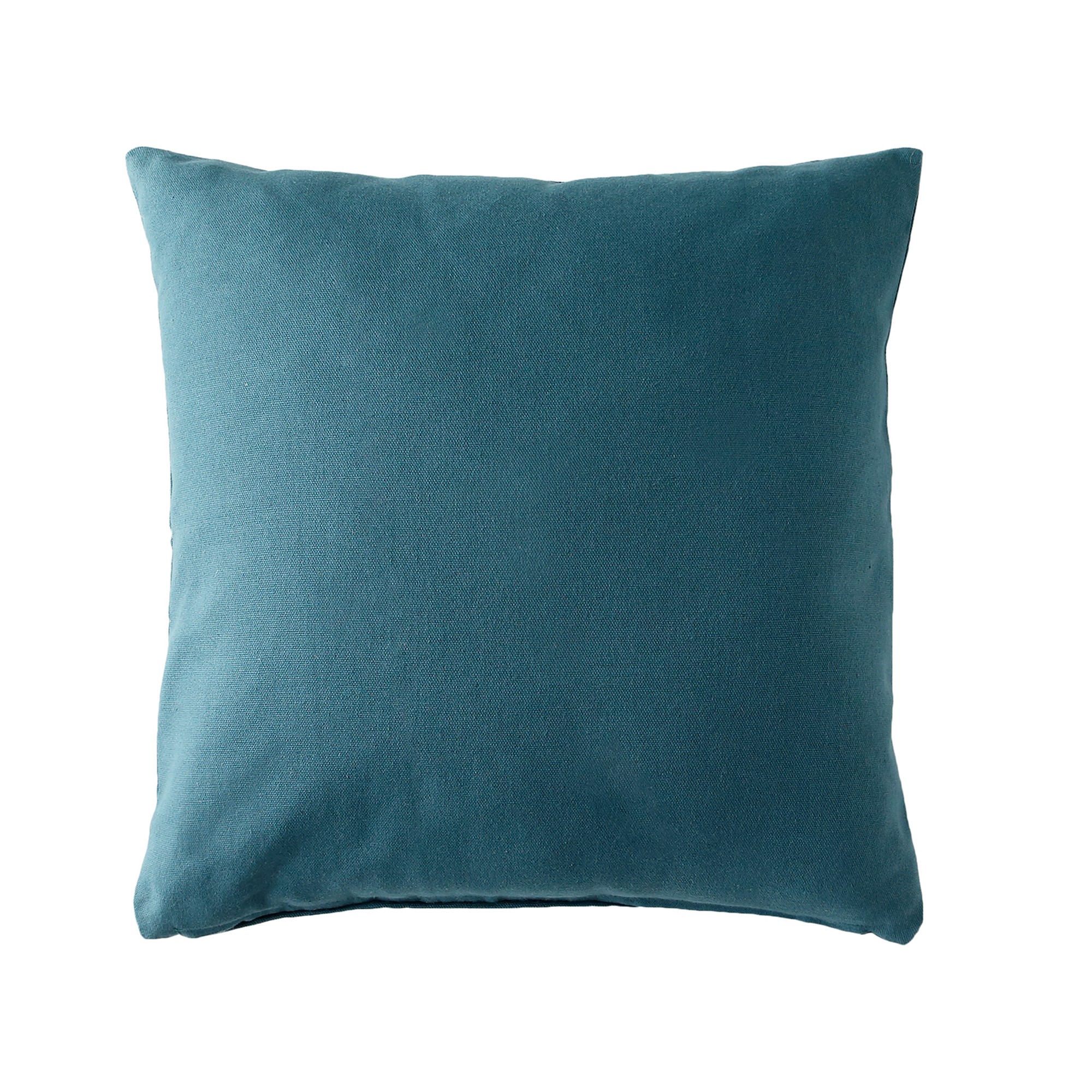 Housse de coussin unie bachette - Lot De 2 Housses De Coussin : 35x60cm - Bleu - Colombine