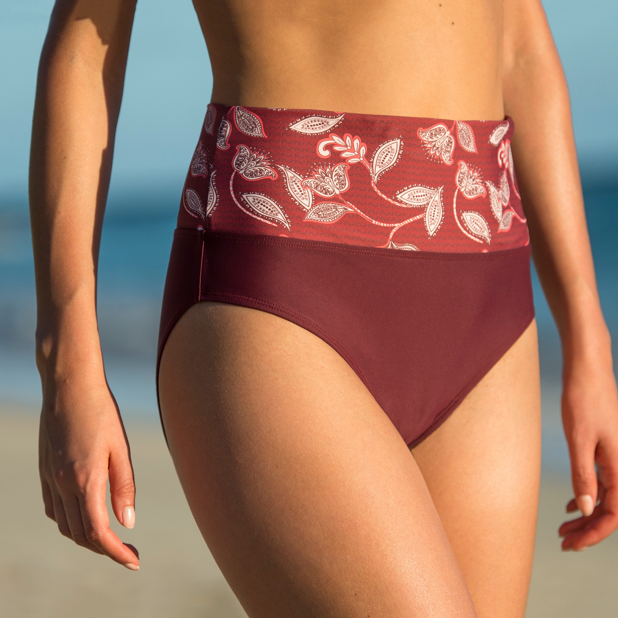 Slip De Bain Sculptant Imprimé Tarara - Ceinture Modulable - Blancheporte