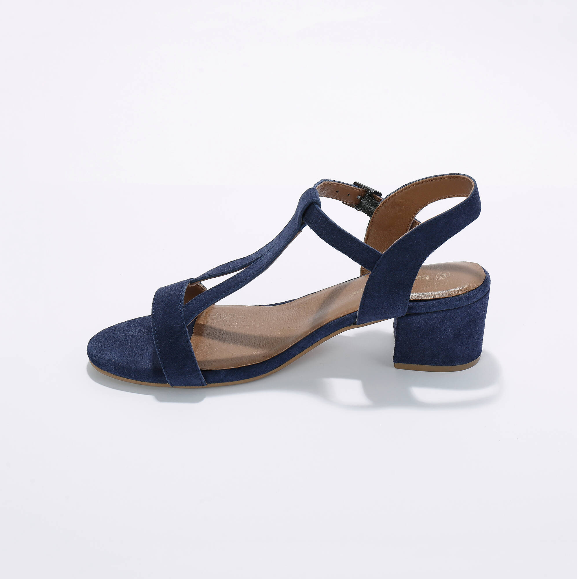 Sandales brides talons en cuir certifi LWG - Blancheporte 70$