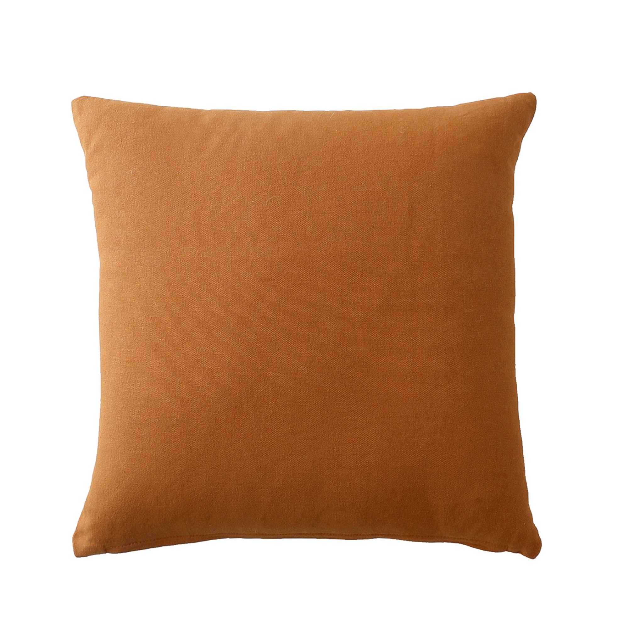 Housse de coussin unie bachette - Lot De 2 Housses De Coussin : 35x60cm - Marron - Colombine