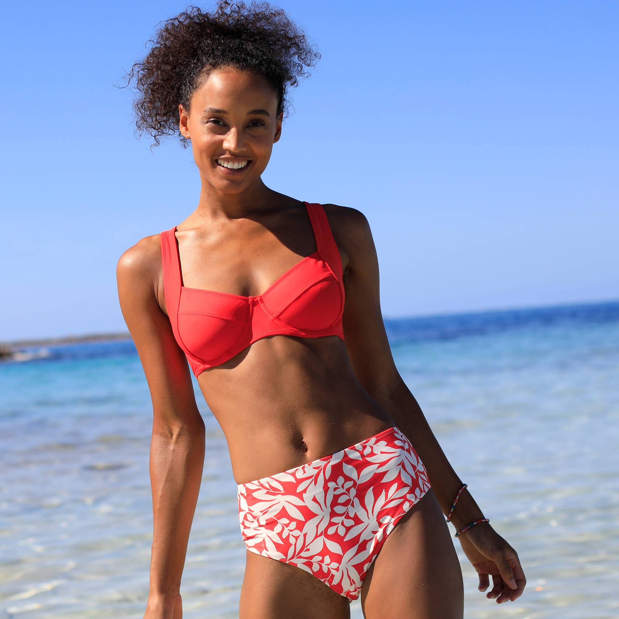 Bikini LATTITODE Femme Blanc Taille 42 Bonnet B - Deux Pièces - Neuf