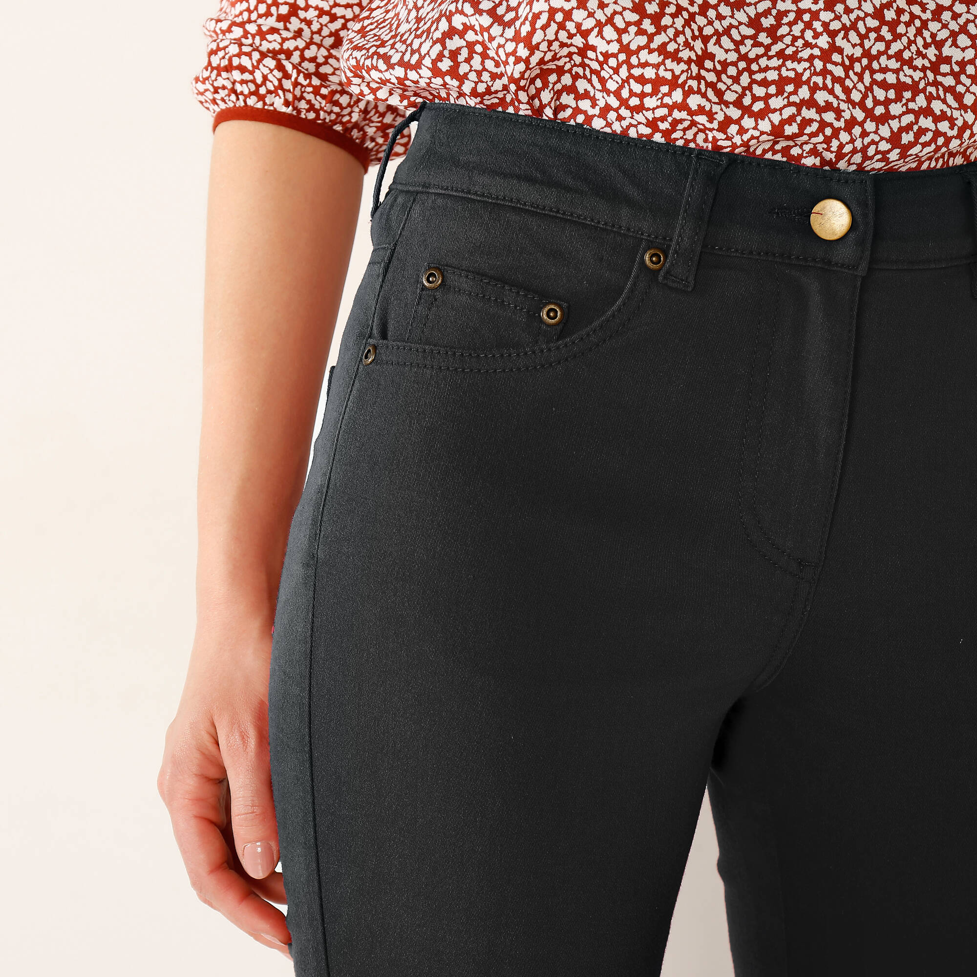 Pantalon 78me fusel stretch uni - Blancheporte 36$