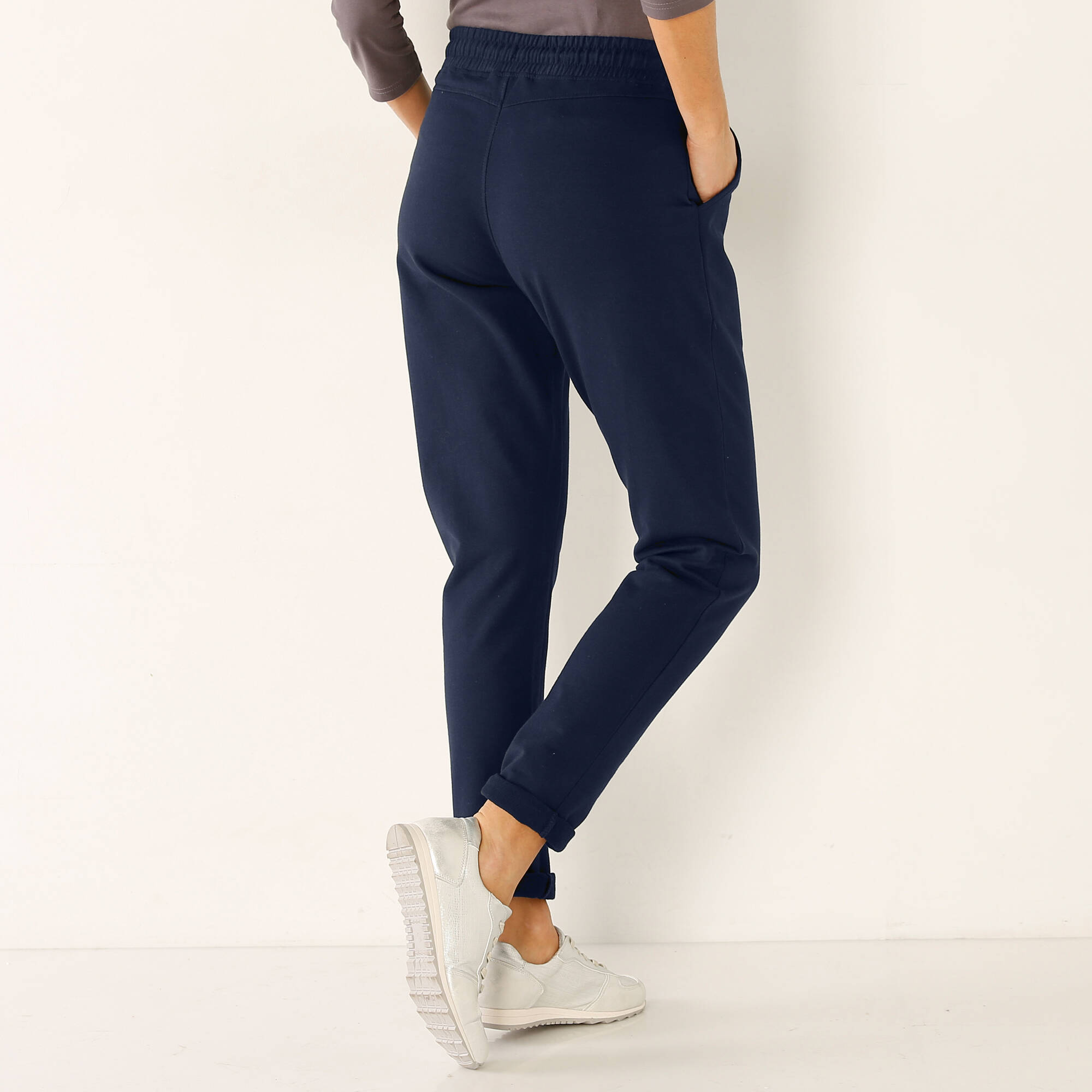 Pantalon jogpant ceinture lastique molleton - Blancheporte 18$