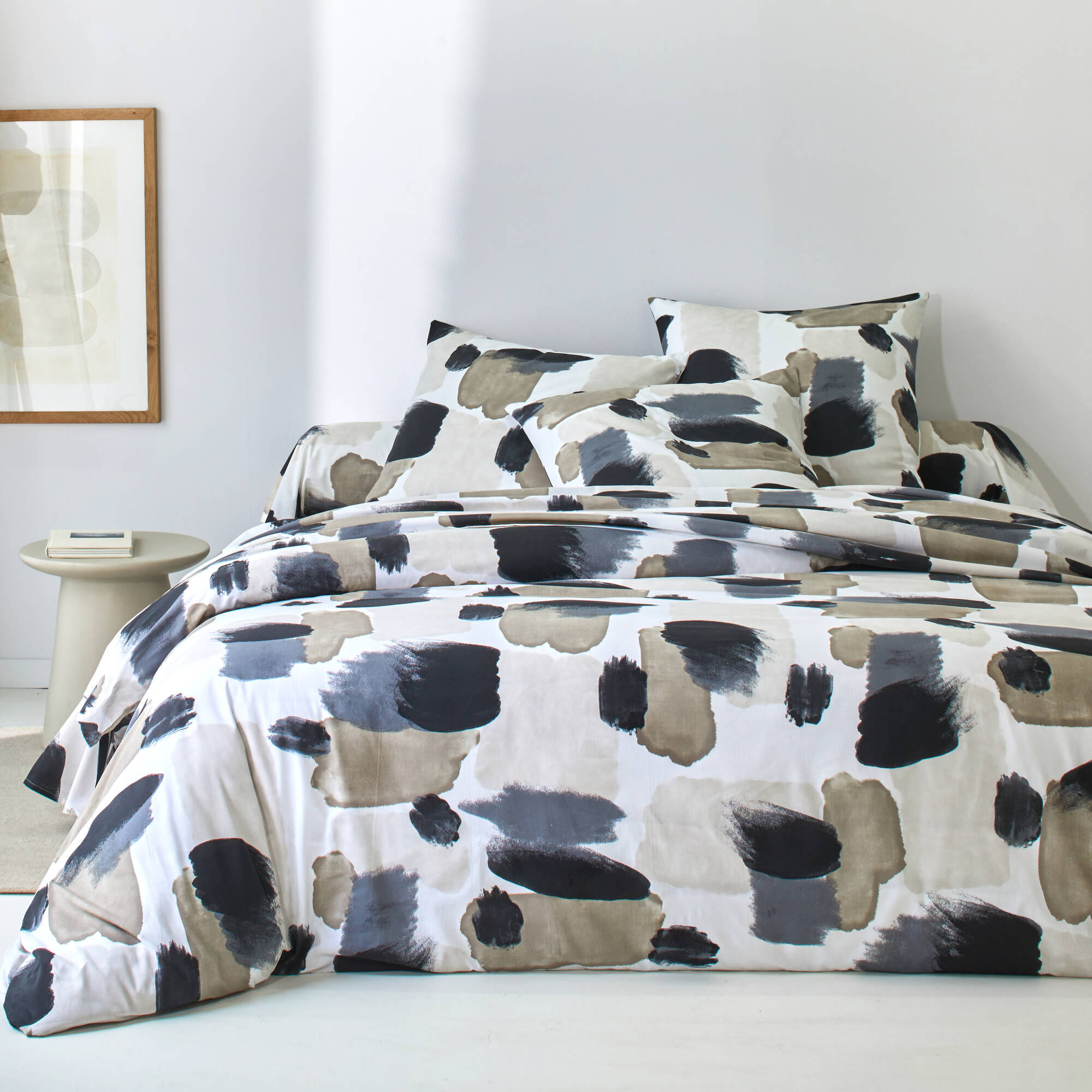 Linge de lit Ernest en coton imprimé - Blancheporte