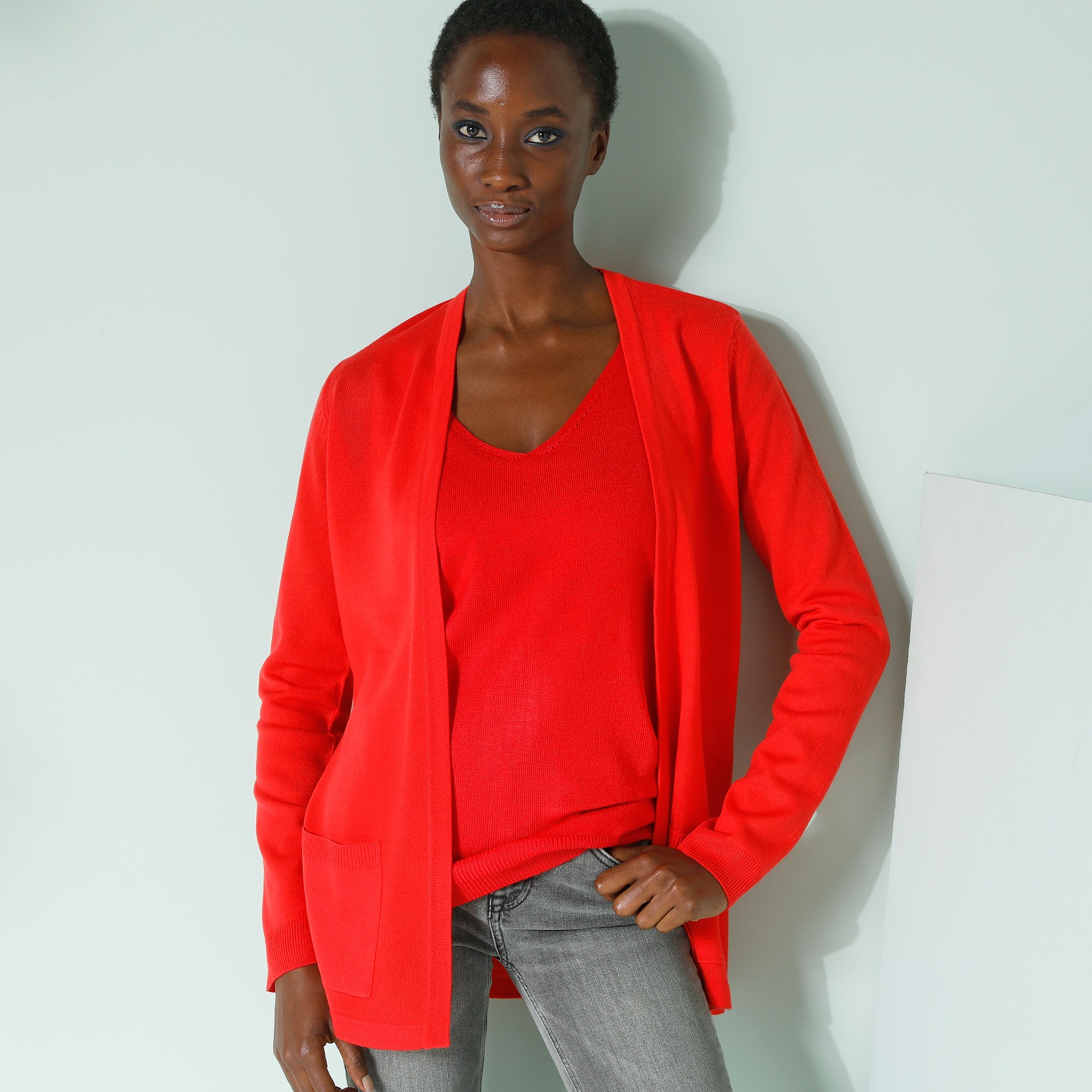 Gilet Long Porter Ouvert - Blancheporte