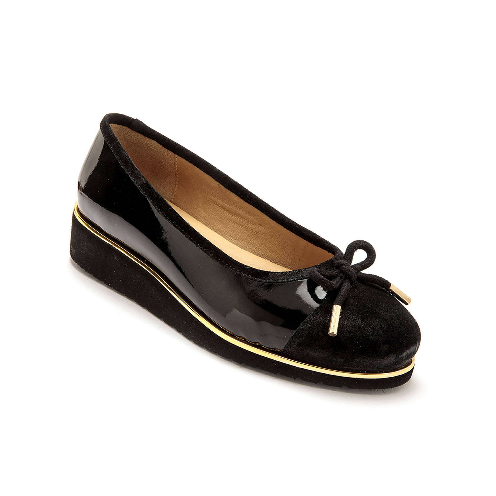 Ballerine compensée cuir top