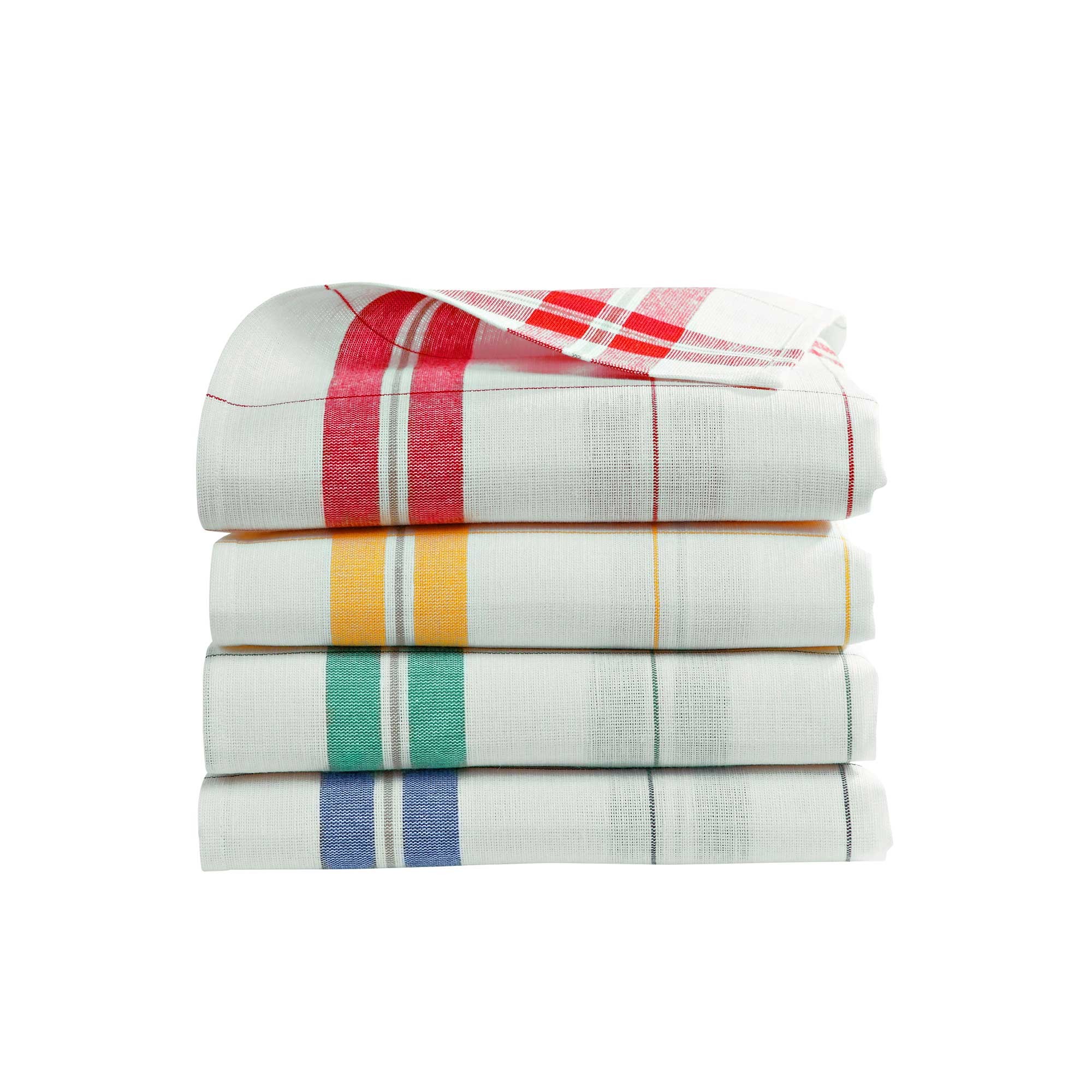 Torchons Métis Carreaux Lin/coton - Lots - Blancheporte