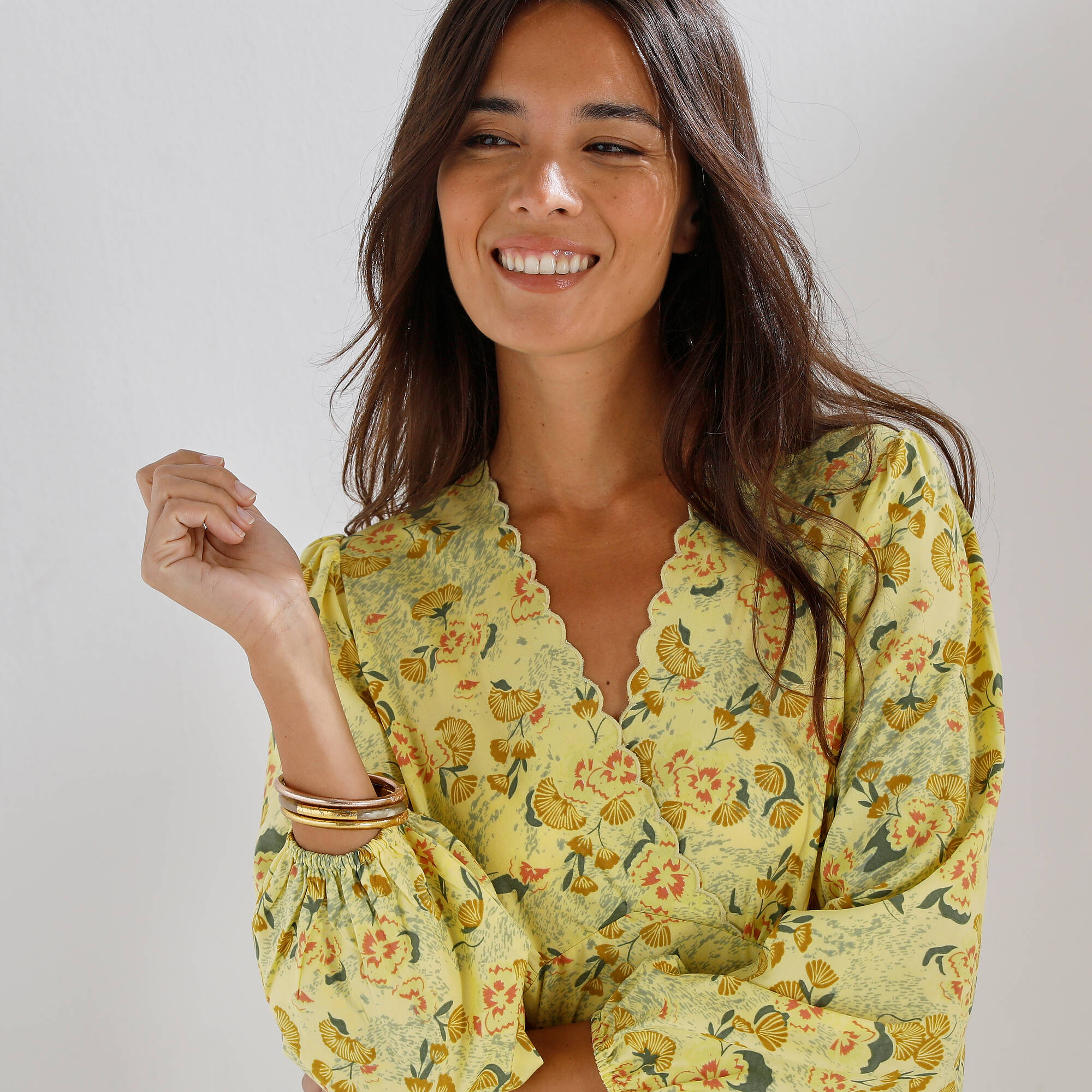 Robe imprime dcollet cache-cur - Blancheporte 38$