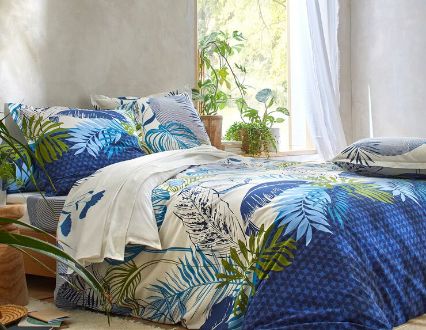 Linge de lit Colombine coton imprimé