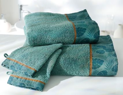 Éponge Colombine coton liteau motif jungle