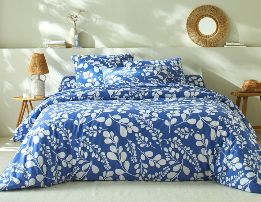 Linge de lit Colombine coton imprimé